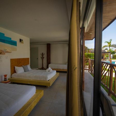 Kabanas & Beach Club Ojo De Agua Puerto Morelos Dış mekan fotoğraf