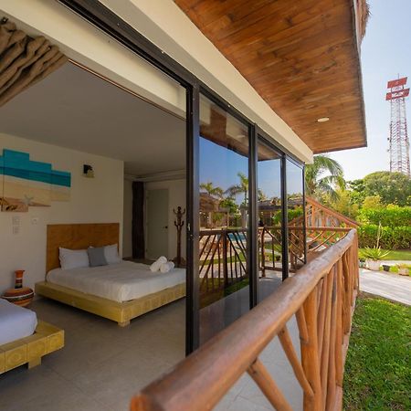 Kabanas & Beach Club Ojo De Agua Puerto Morelos Dış mekan fotoğraf