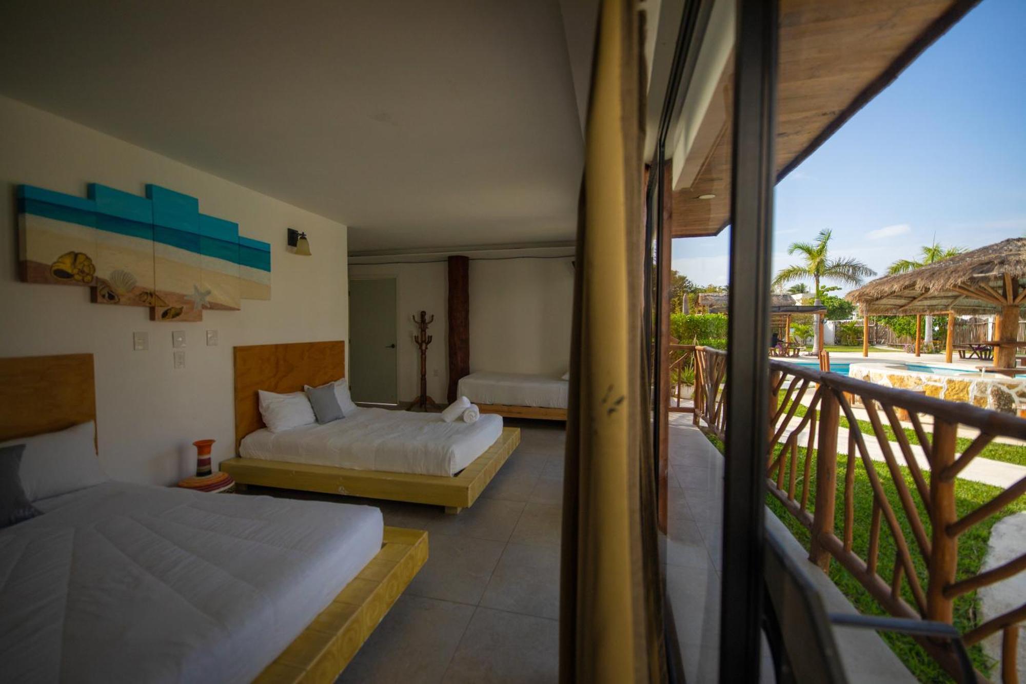 Kabanas & Beach Club Ojo De Agua Puerto Morelos Dış mekan fotoğraf