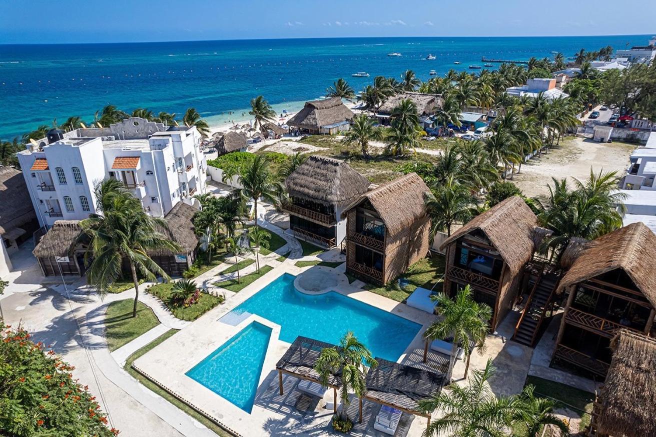 Kabanas & Beach Club Ojo De Agua Puerto Morelos Dış mekan fotoğraf